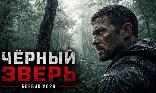 В лесу под дождём он вышел на охоту, и теперь сам враг стал его добычей / Чёрный ЗВЕРЬ (2026)